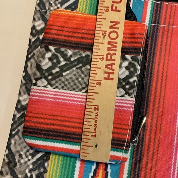 NGil canvas tote bag with top zipper closure & cosmetic bag/coinbag - Picture 4 of 11